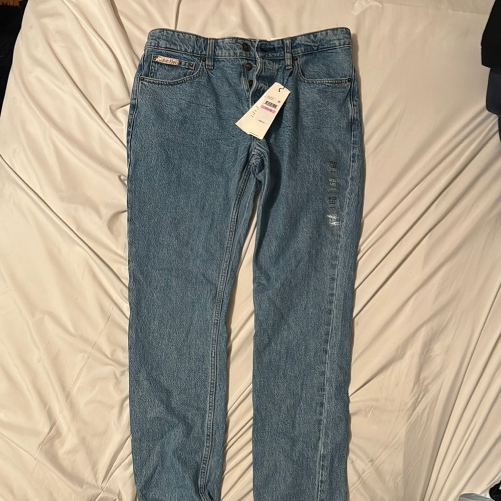 Calvin Klein Classic Blue Jeans - Picture 1 of 3